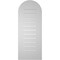 Ekena Millwork Round Top Surface Mount PVC Gable Vent: Functional, w/ 3-1/2"W x 1"P Standard Frame, 16"W x 40"H GVPRT16X4001SF - alternate 4